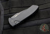 LEFT HAND VERSION! Protech Les George SBR Short Bladed Rockeye Out The Side (OTS) Smooth Black Handle with Black Blade LG403-LH SBR
