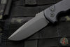 Protech Les George Rockeye Out The Side (OTS) Auto- Operator- Black Handle- Sterile Black Blade- Tritium Button LG303-Operator