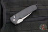 Protech Les George Rockeye Out The Side (OTS) Auto- Black Handle- Acid Wash Blade LG311