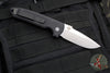 Protech Les George Rockeye Out The Side (OTS) Auto- Textured Black Handle- Stonewash Blade LG305