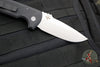 Protech Les George Rockeye Out The Side (OTS) Auto- Textured Black Handle- Stonewash Blade LG305