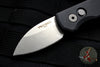 Protech Runt Black Handle Stonewash Wharncliffe Blade Out The Side (OTS) Auto Knife R5101