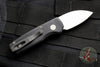Protech Runt Black Handle Stonewash Wharncliffe Blade Out The Side (OTS) Auto Knife R5101