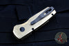 Protech Runt Special Aluminum Bronze Smooth Body DLC Black Wharncliffe Blade Out The Side (OTS) Auto Knife R5112
