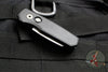 Protech Runt Black Handle Stonewash Reverse Tanto Blade Out The Side (OTS) Auto Knife R5201