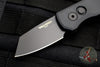 Protech Runt- Black Handle- DLC Black Reverse Tanto Blade Out The Side (OTS) Auto Knife R5203