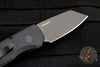 Protech Runt- Black Handle- DLC Black Reverse Tanto Blade Out The Side (OTS) Auto Knife R5203