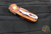 Protech Runt OTS Auto Knife- Wharncliffe- Special "Del Fuego" Finished Handle- Stonewash Wharncliffe Magnacut Steel Blade  R5301-DF
