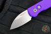 Protech Runt OTS Auto Knife- Wharncliffe- Purple Handle- Stonewash Wharncliffe Magnacut Steel Blade  R5301-Purple