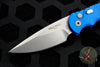 Protech Tactical Response 5 OTS Auto Blue Handle Bead Blast Plain Blade T501-BLUE