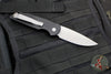 Protech TR-3 Tactical Response 3 Out The Side (OTS) Auto Knife-  Black Grooved Handle- Blasted Finished Blade TR-3