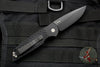 Protech TR-3 Tactical Response 3 Out The Side (OTS) Auto Knife Black Fish Scale Handle Black Plain Edge TR-3 X1 D2
