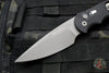 Protech Tactical Response 4 Black Handle with Bruce Shaw Sterling Silver Skull Blasted Blade Auto Knife TR-4.59