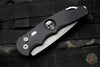 Protech Tactical Response 4 Black Handle with Bruce Shaw Sterling Silver Skull Blasted Blade Auto Knife TR-4.59