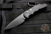 Protech TR-5 Operator Tactical Response 5 OTS Auto Black Handle Tritium Button Inlay Black Plain Blade TR-5 Operator