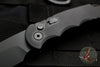 Protech TR-5 Operator Tactical Response 5 OTS Auto Black Handle Tritium Button Inlay Black Plain Blade TR-5 Operator