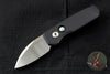 Protech Runt Special Blade Show Black Smooth Body Mirror Wharncliffe Blade Out The Side (OTS) Auto Knife R5104