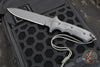 Chris Reeve Green Beret Fixed Blade- Black Canvas Micarta Handle- Black Plain Edge Magnacut Steel Blade GB7-1000