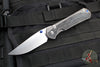 Chris Reeve Large Sebenza 31- Double Lug- Drop Point- Black Micarta Inlay L31-1200-001 DL in CPM Magnacut