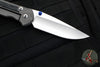 Chris Reeve Large Sebenza 31- Double Lug- Drop Point- Black Micarta Inlay L31-1200-001 DL in CPM Magnacut