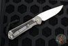 Chris Reeve Small Sebenza 31- Drop Point-  Black Micarta Inlay- Stonewash Magnacut Blade S31-1200