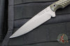 RMJ Tactical- Sparrow small EDC Knife- Dirty Olive G-10 Handle Nitro-V