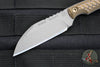 RMJ Coho- Small EDC Knife- Tungsten Gray- Hyena Brown G-10 Handle