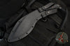 RMJ Tactical - Kukri Knife Fixed Blade- Tungsten Gray With Black G-10 Handle