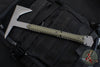 RMJ Tactical Tomahawk- Ragnarok 14- Dirty Olive Green Handle 14" Overall