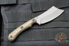 RMJ Tactical Jackdaw Small EDC Knife Hyena Brown G-10 Handle