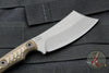 RMJ Tactical Jackdaw Small EDC Knife Hyena Brown G-10 Handle
