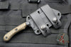 RMJ Tactical Jackdaw Small EDC Knife Hyena Brown G-10 Handle