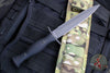 Spartan Blades - Harsey Dagger Fixed Blade Knife- Black Handle- Black Blade- Multicam Nylon Sheath SB49BKBKNLMC