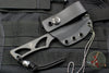 Spartan Blades Enyo Fixed Blade Knife Black with Black Sheath