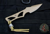 Spartan Blades Enyo Fixed Blade Knife FDE with Tan Sheath