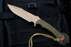Spartan Blades Horkos Fixed Blade FDE with OD Green Handle and Tan Molle Sheath