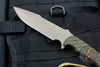 Spartan Blades Horkos Fixed Blade FDE with OD Green Handle and Tan Molle Sheath