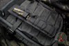 Spartan Blades - Spartan Harsey Tactical Trout Fixed Blade Black with Camo Micarta Handle and Black Molle Sheath