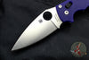 Spyderco Manix 2 Dark Blue G-10 with Satin CPM-S110V Steel Folder C101GPDBL2