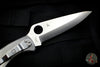 Spyderco Endura- Stainless Steel Handle- Satin Plain Edge Blade C10P
