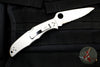 Spyderco Endura Satin Full Serrated with Stainless Steel Handles Lockback Knife C10S