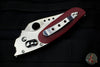 Spyderco Phoenix Sprint Run Folder Red G-10 Satin Drop Point Blade Ball Bearing Lock C114GPRD