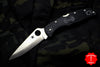 Spyderco Endura Lockback Knife- Black FRN Handle- Satin Blade C10PBK