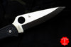 Spyderco Endura Lockback Knife- Black FRN Handle- Satin Blade C10PBK