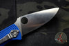 Spyderco Tenacious Drop Point Folding Knife Satin S35VN Blade Blue FRN Handle C122PBL
