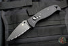 Spyderco Autonomy 2 Black G-10 Automatic Black LC200N Full Serrated Drop Point Blade C165GSBBK2