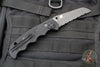 Spyderco Autonomy Black G-10 Automatic Black H-1 Full Serrated Blade C165GSBBK