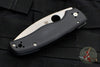 Spyderco Shaman- Black G-10 Handle- Satin Serrated Saber Ground Compression Lock Knife C229GS