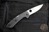 Spyderco Siren- SPRINT RUN- Carbon Fiber Handle- CPM-S90V Satin Flat Ground Lockback Knife C247CFP