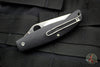Spyderco Pattadese Black Handle Satin Flat Ground Linerlock Knife C257GP